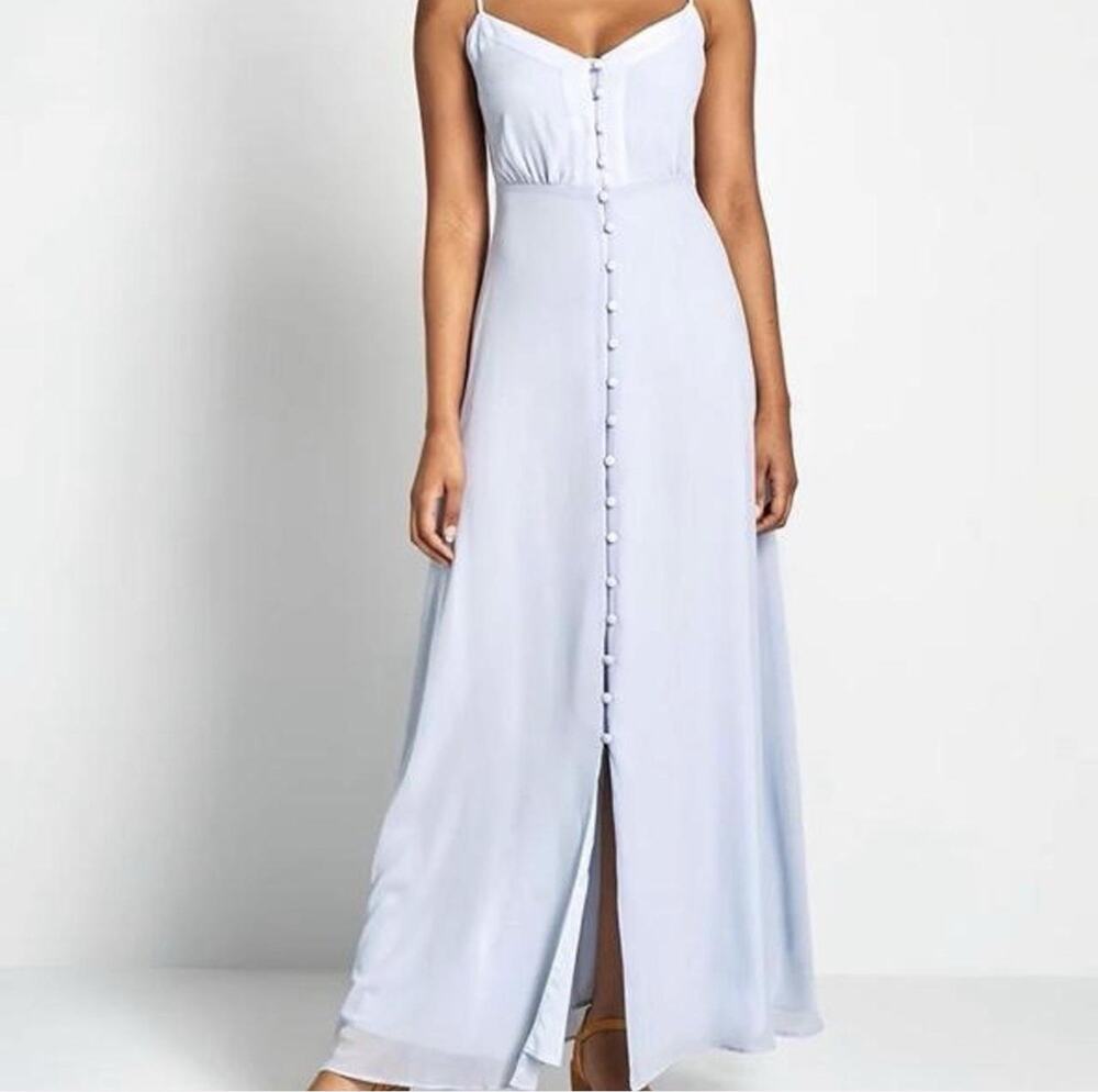 ModCloth Gotta Look The Party Spaghetti Strap Maxi Dress Size 14 NEW Wedding